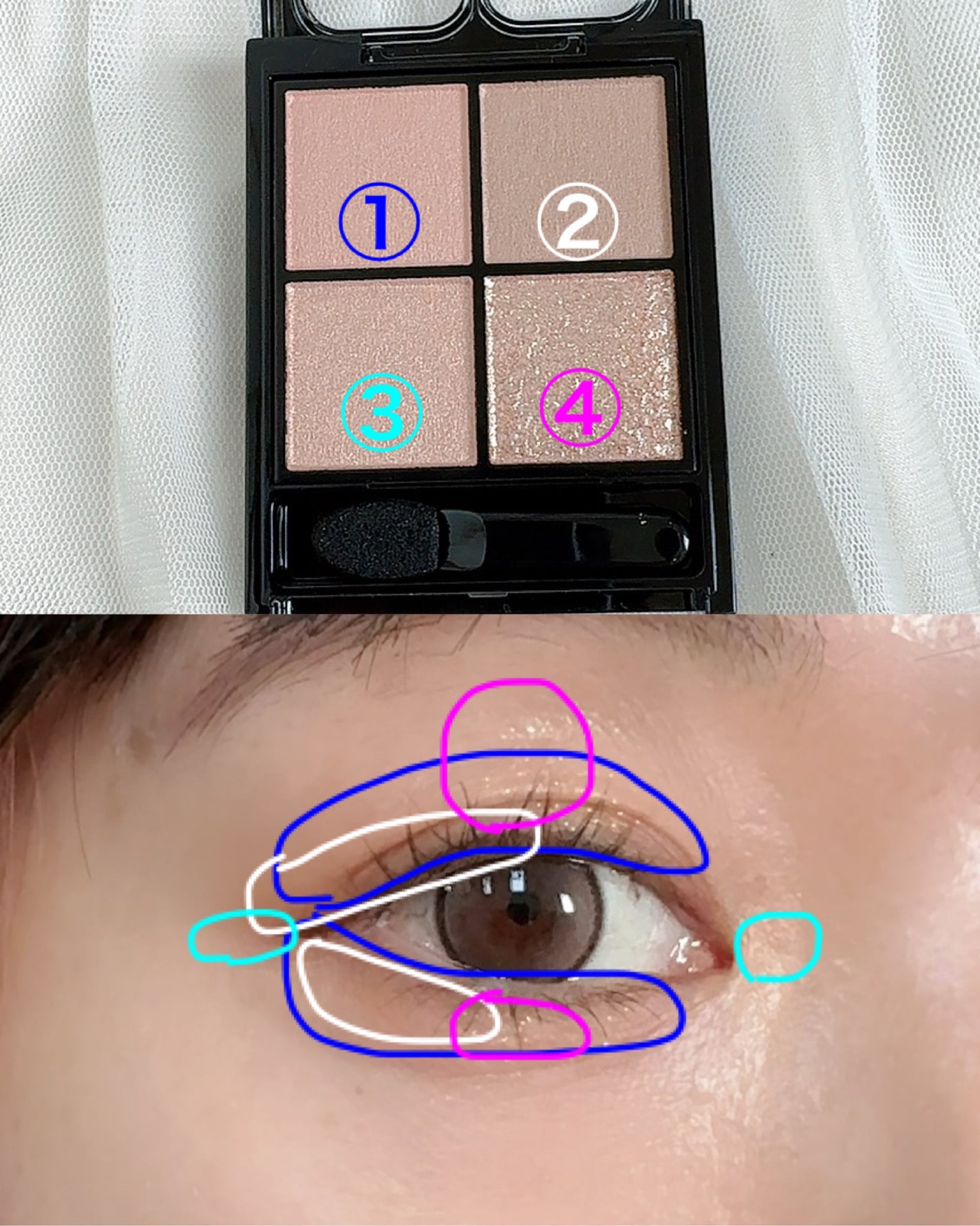 ケイト ポッピングシルエットシャドウ/KATE/アイシャドウパレットを使ったクチコミ(7枚目)
