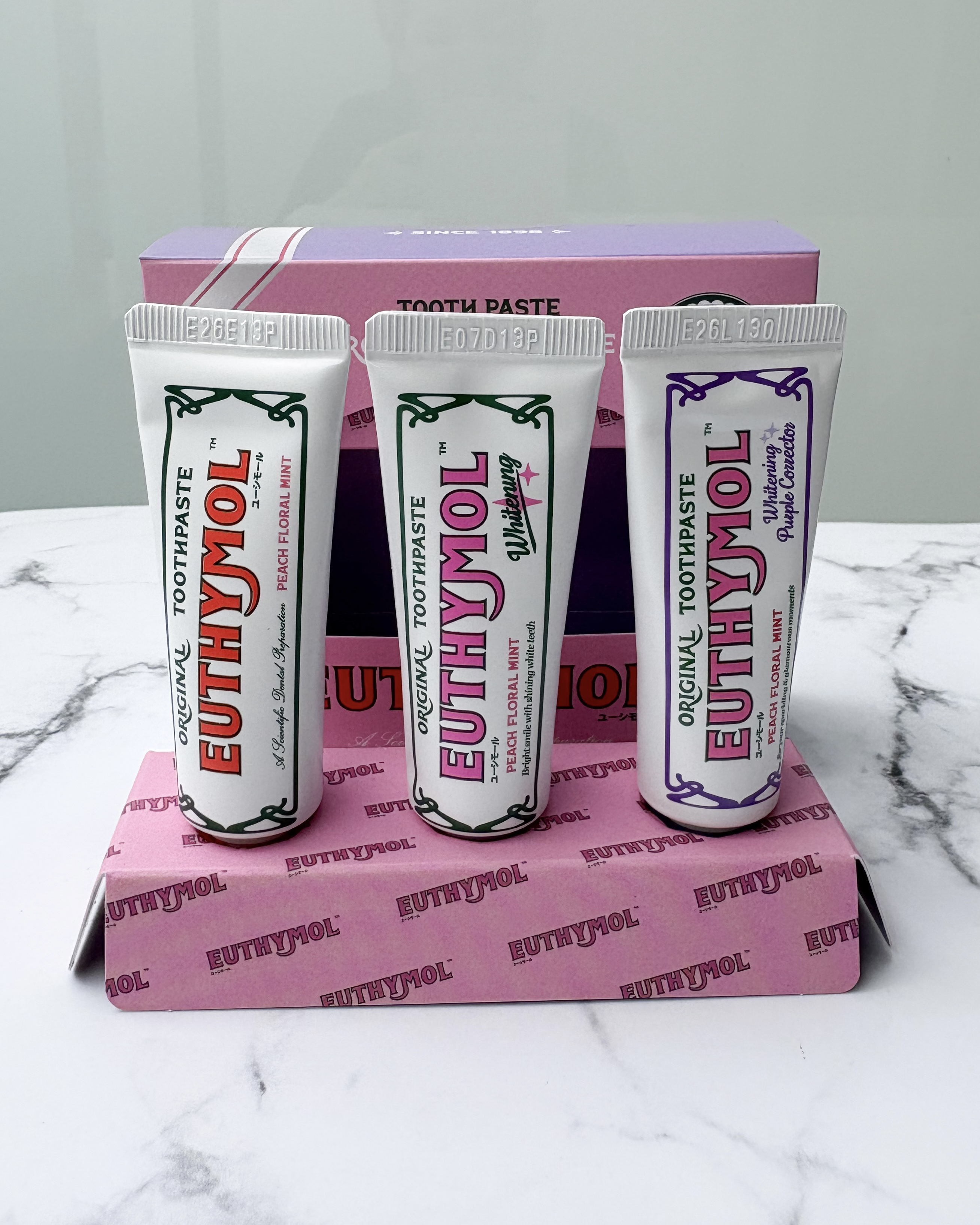 ホワイトパープル歯みがき ピーチフローラルミントの香り/EUTHYMOL/歯磨き粉を使ったクチコミ（2枚目）