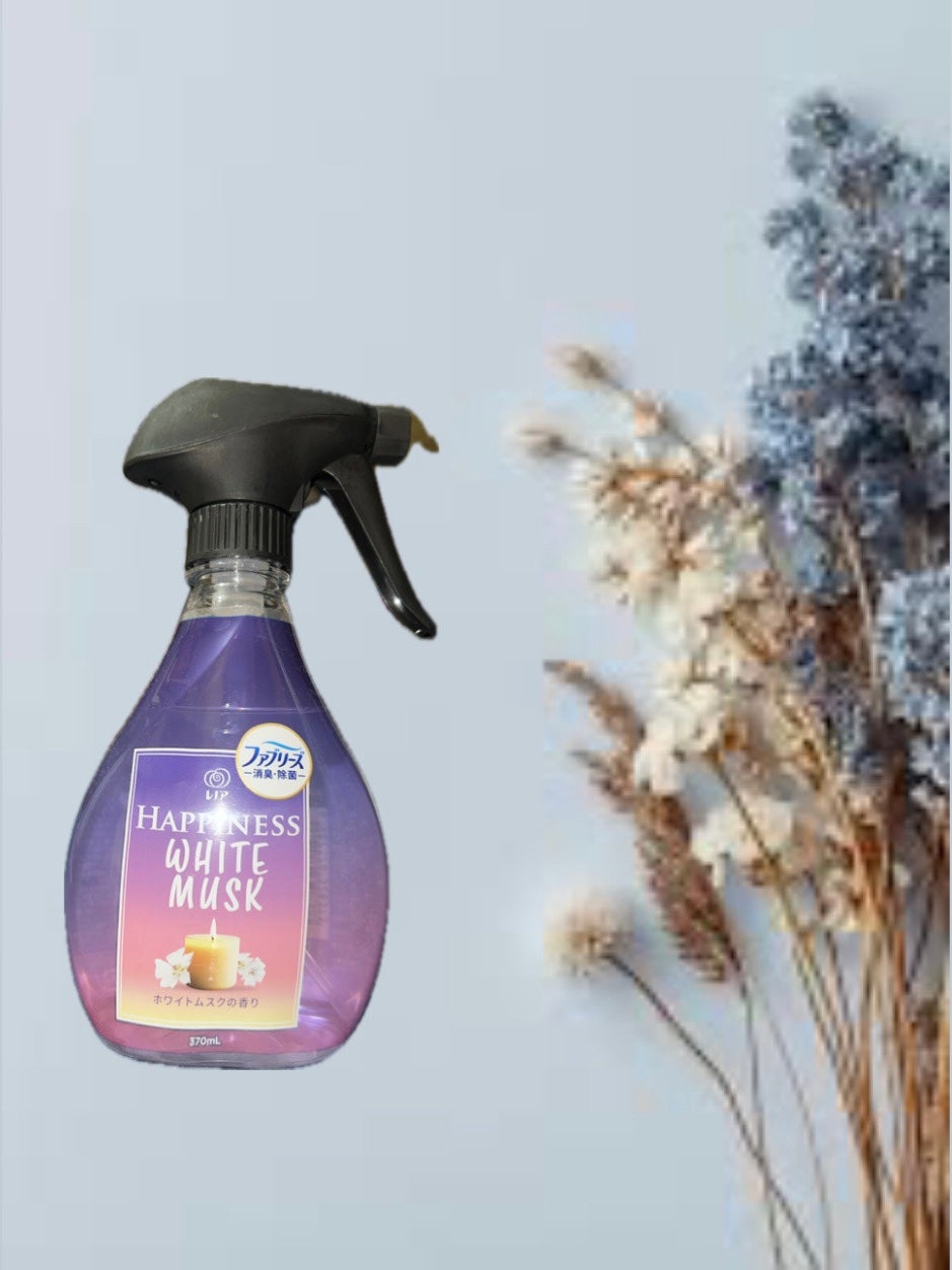ハピネスミスト ホワイトムスクの香り/ファブリーズ/ファブリックミストを使ったクチコミ(1枚目)