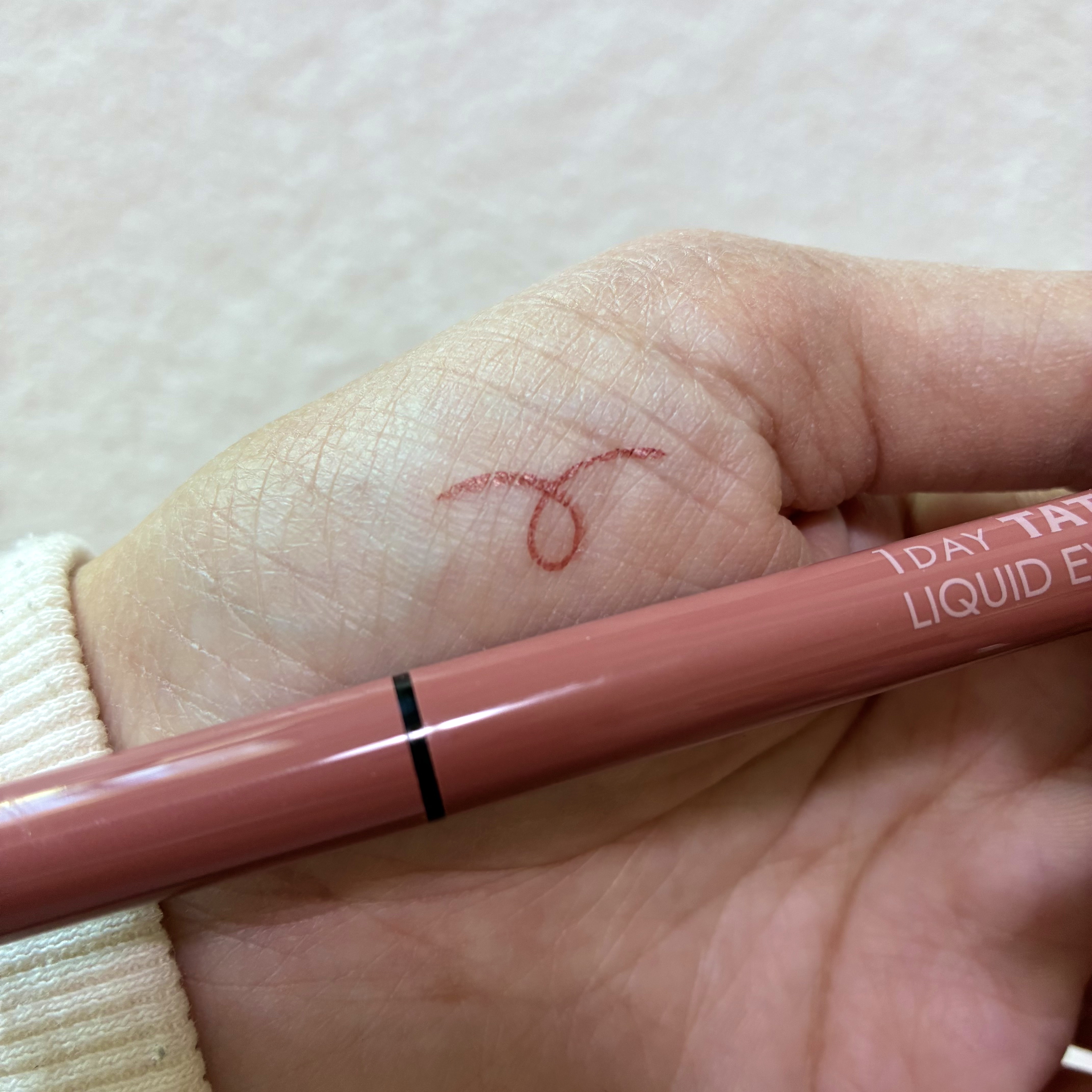 1DAY TATTOO リキッドアイライナー/K-パレット/リキッドアイライナーを使ったクチコミ（2枚目）