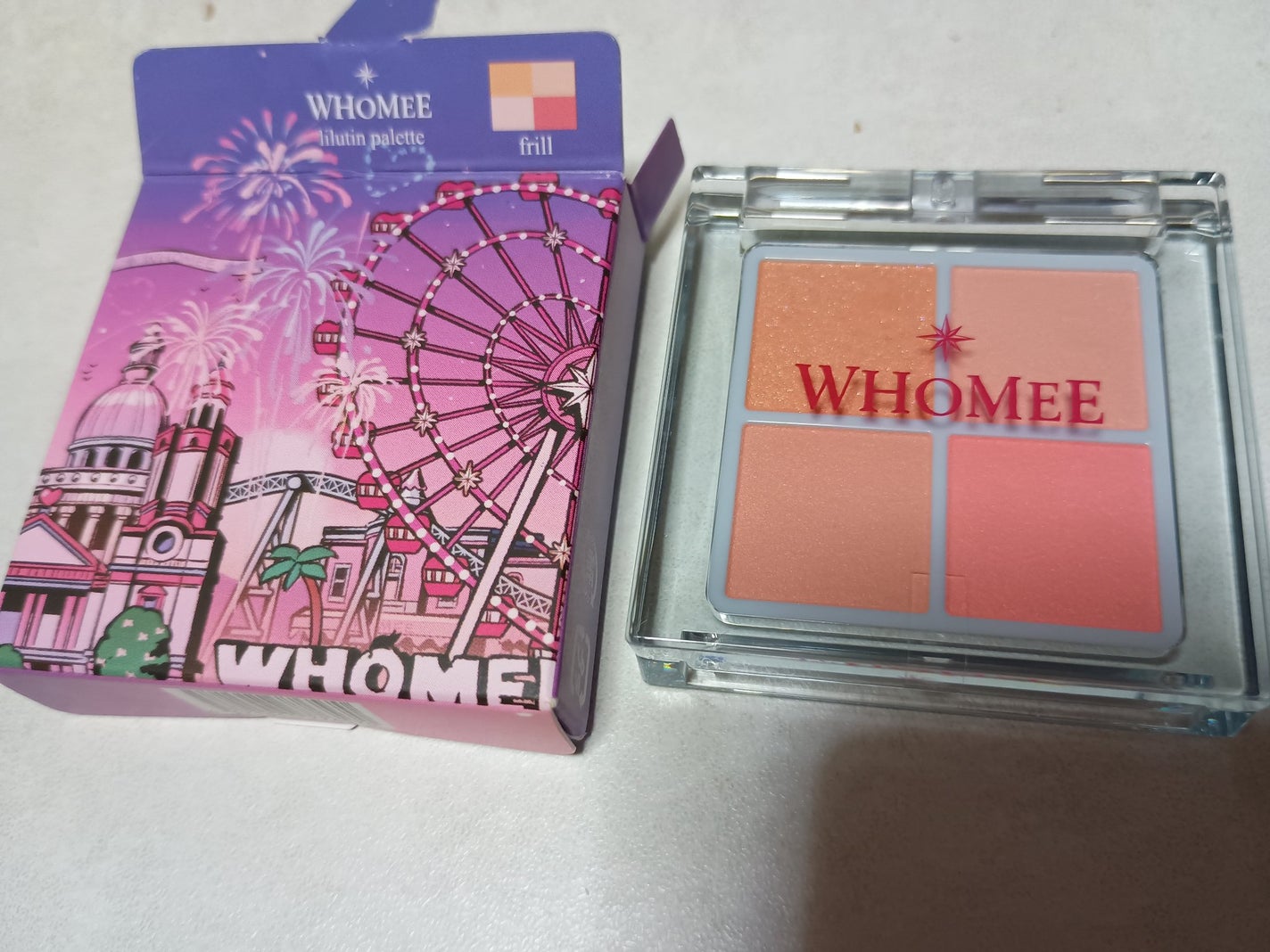 フーミー リリュタンパレット/WHOMEE/アイシャドウパレットを使ったクチコミ(2枚目)