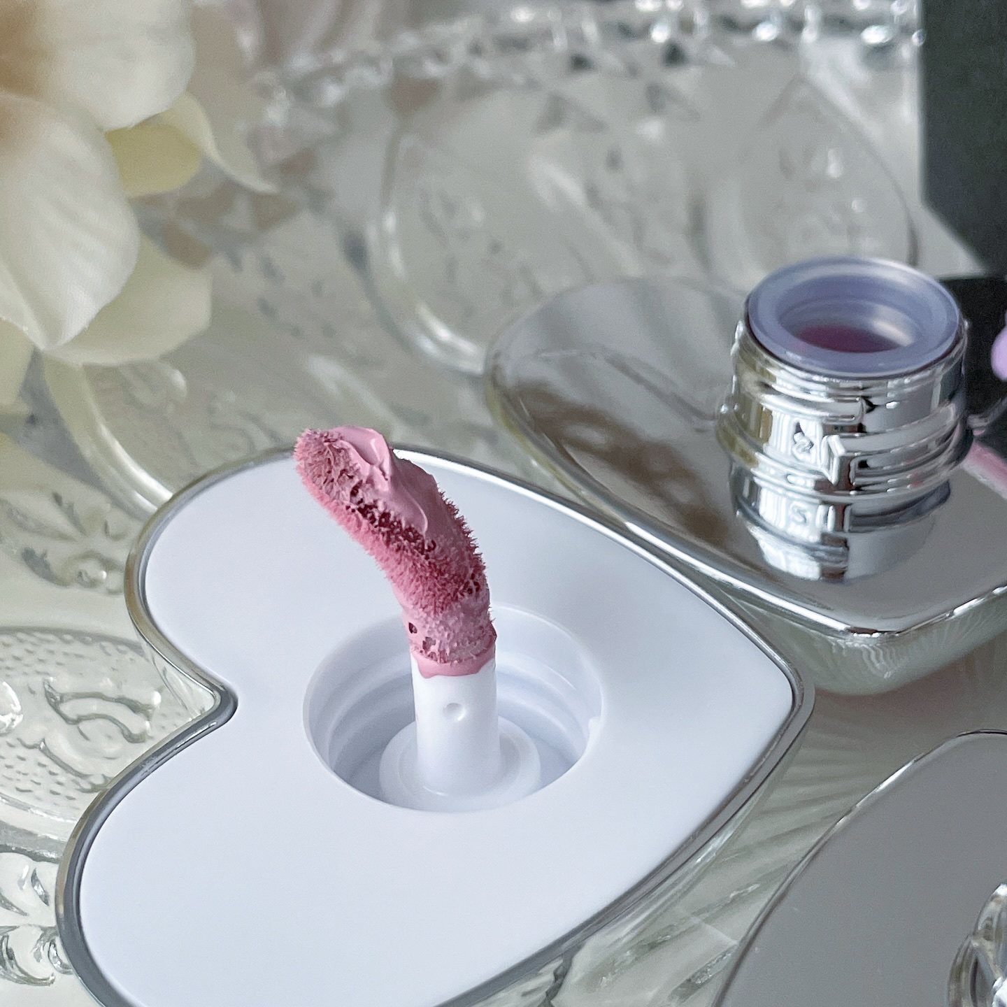 シルバーパース ムースクリーム リップ＆チーク 11 マゼンタブルーム/oiad/ジェル・クリームチークを使ったクチコミ（3枚目）