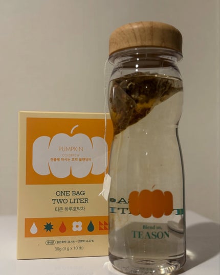 デイリーフィット パンプキンティー/TEASON/美容ドリンクを使ったクチコミ(2枚目)