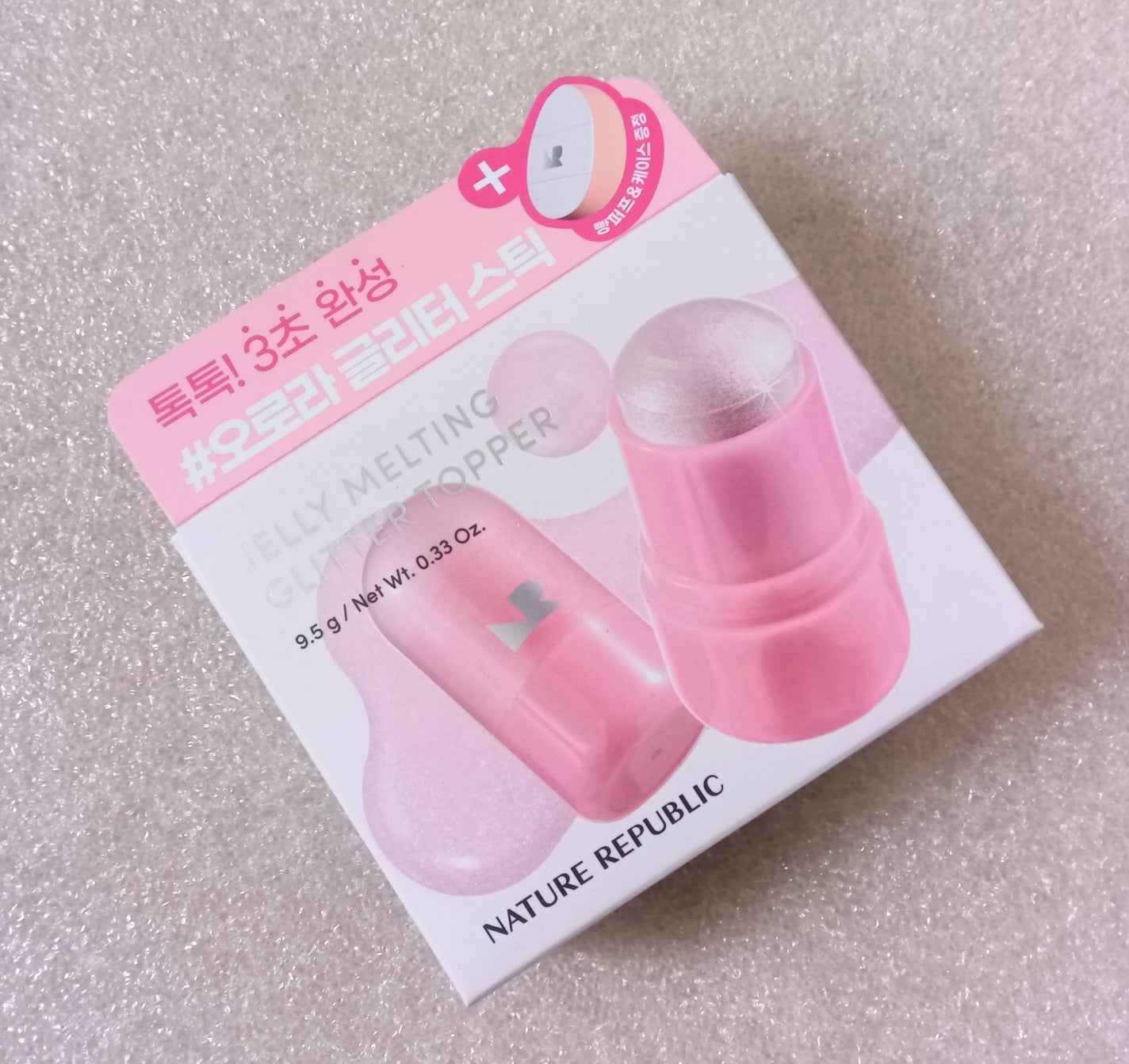 ゼリーメルティンググリッタートッパー/ネイチャーリパブリック/チークを使ったクチコミ(1枚目)