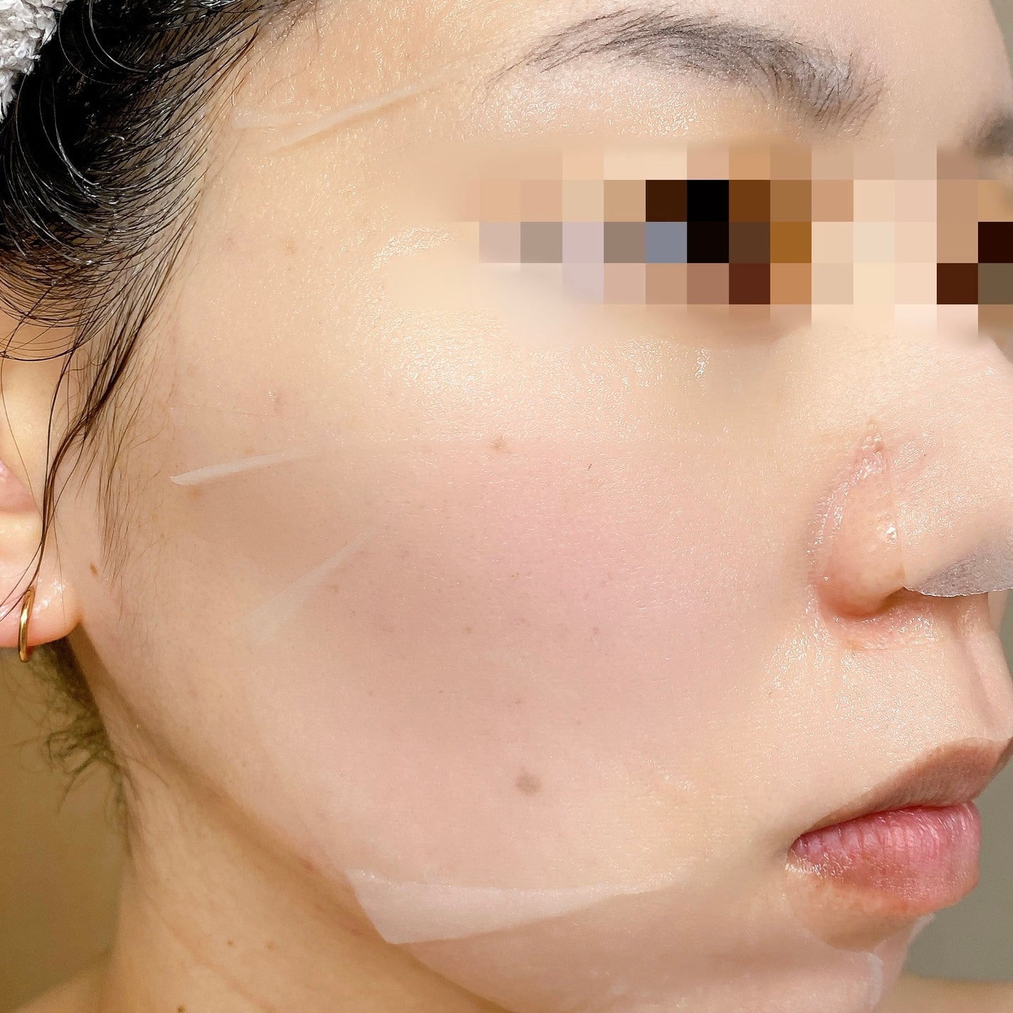 ヨル スキン オーバーナイト ハイドラシートマスク クリア/YOLU/シートマスク・パックを使ったクチコミ(4枚目)