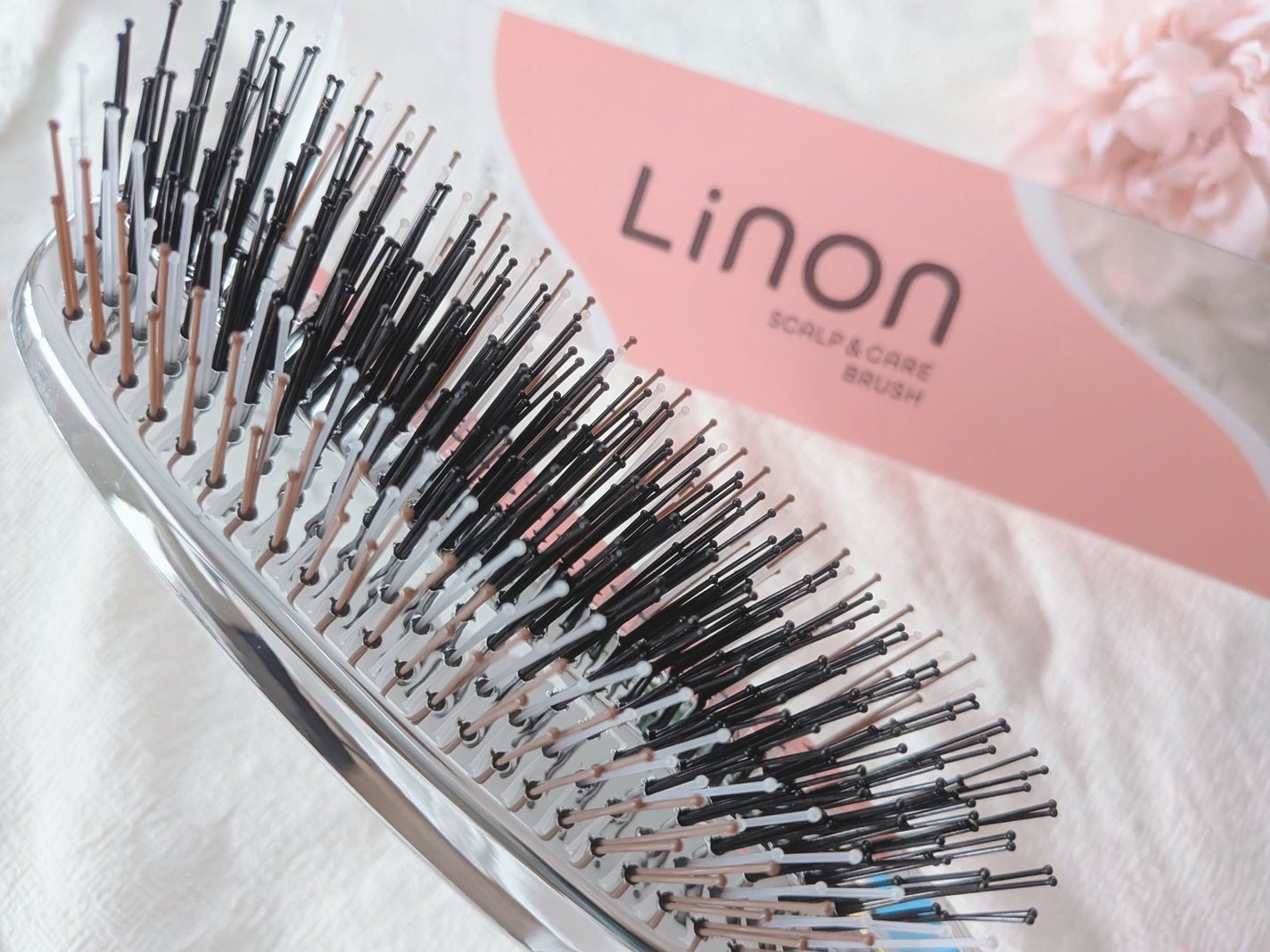 リノン スカルプケアブラシ/Linon/スカルプブラシを使ったクチコミ(3枚目)