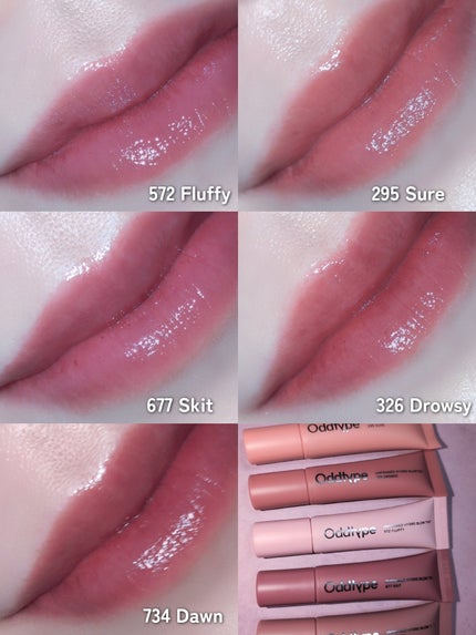 アンフレームドハイドロブロウティント/Oddtype/リップティントを使ったクチコミ(2枚目)