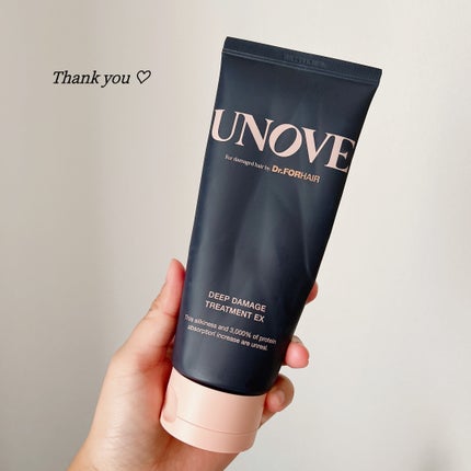 ディープダメージトリートメントEX/UNOVE/洗い流すヘアトリートメントを使ったクチコミ(1枚目)