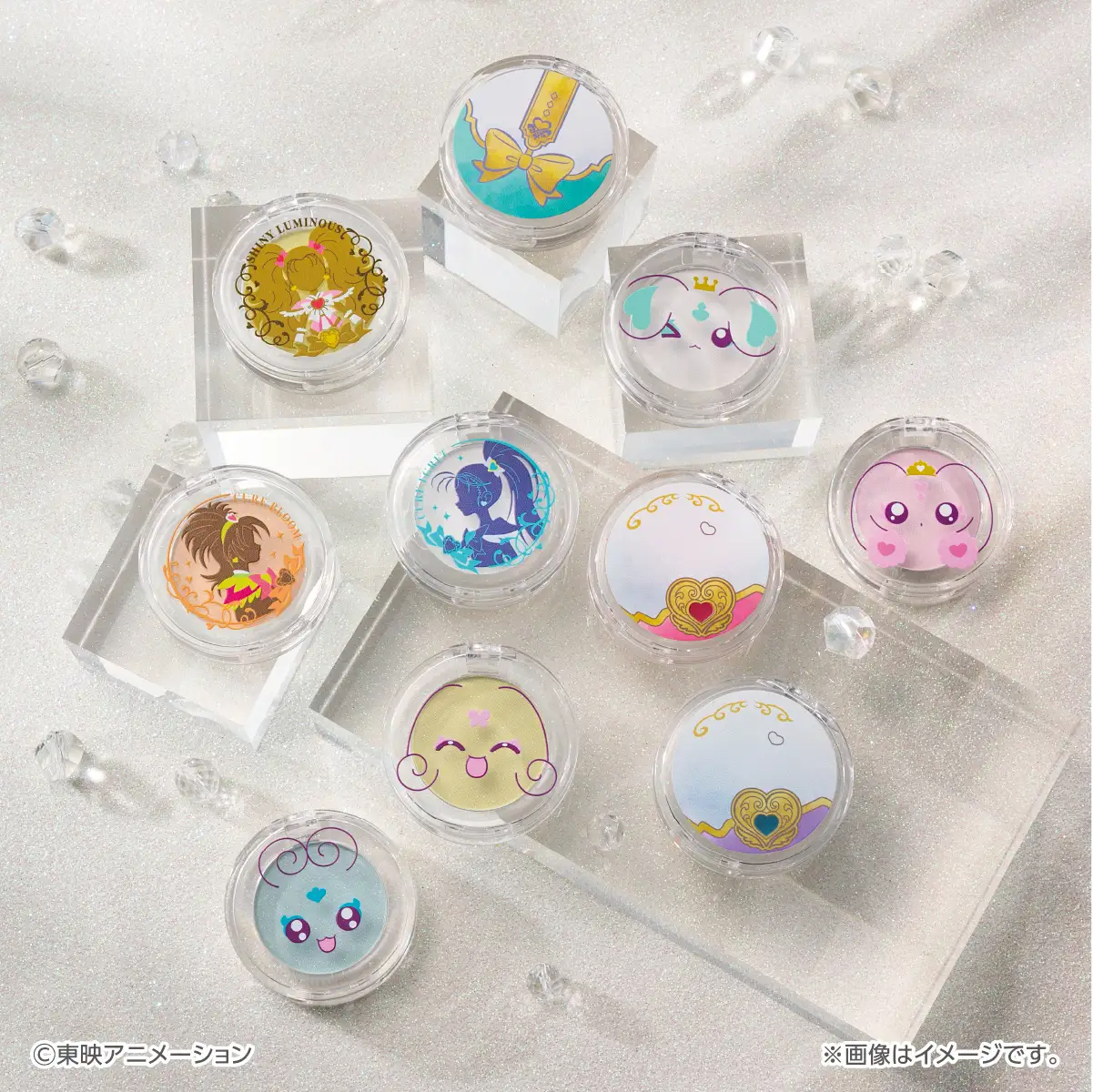 『プリキュアシリーズ』の大人向けコスメ第2弾が登場の画像