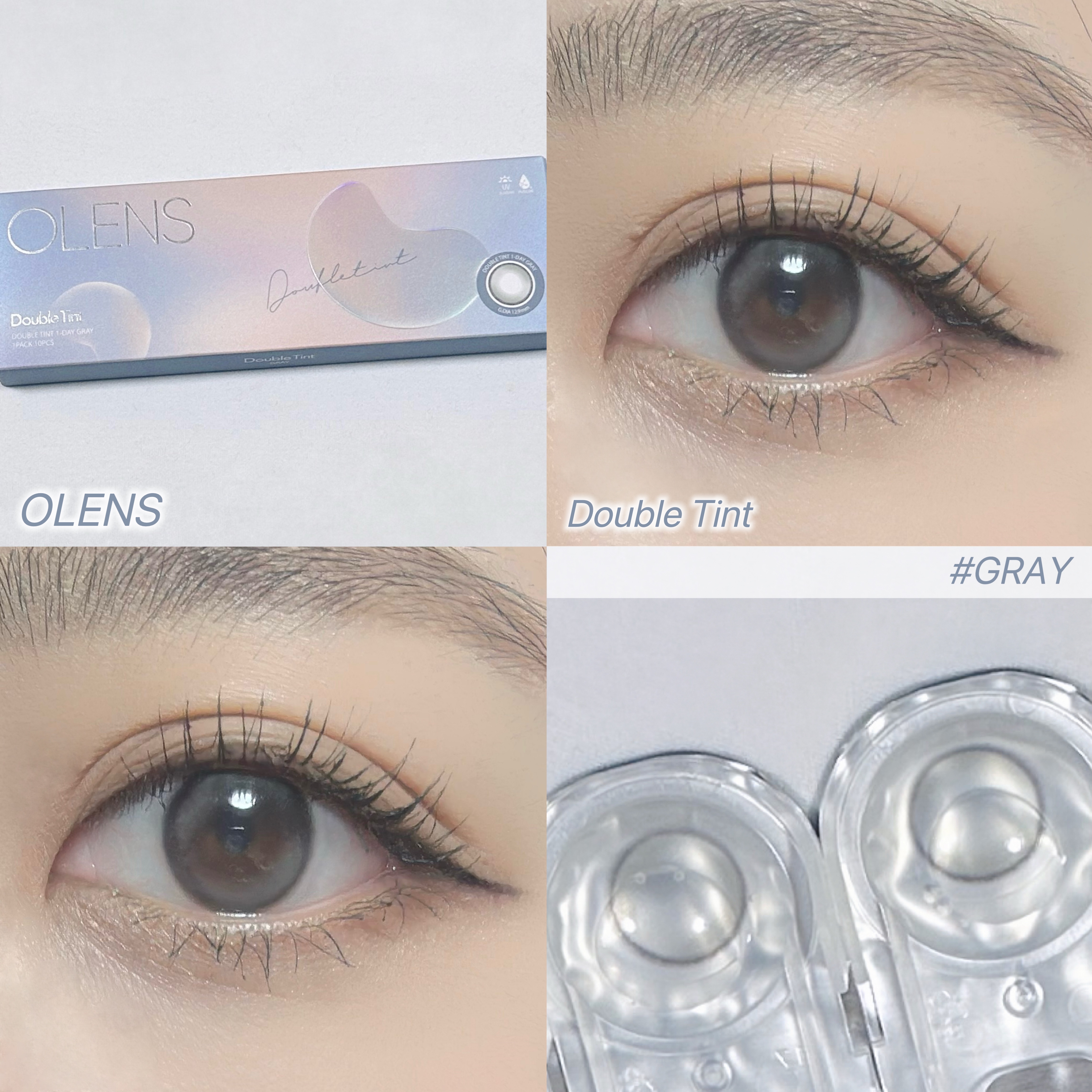 Double Tint 1day/OLENS/カラーコンタクトレンズを使ったクチコミ（1枚目）