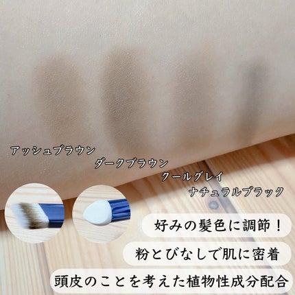 ヘアコンシーラーパレット&アーティスト デュアルブラシ/odiD/その他スタイリングを使ったクチコミ(3枚目)