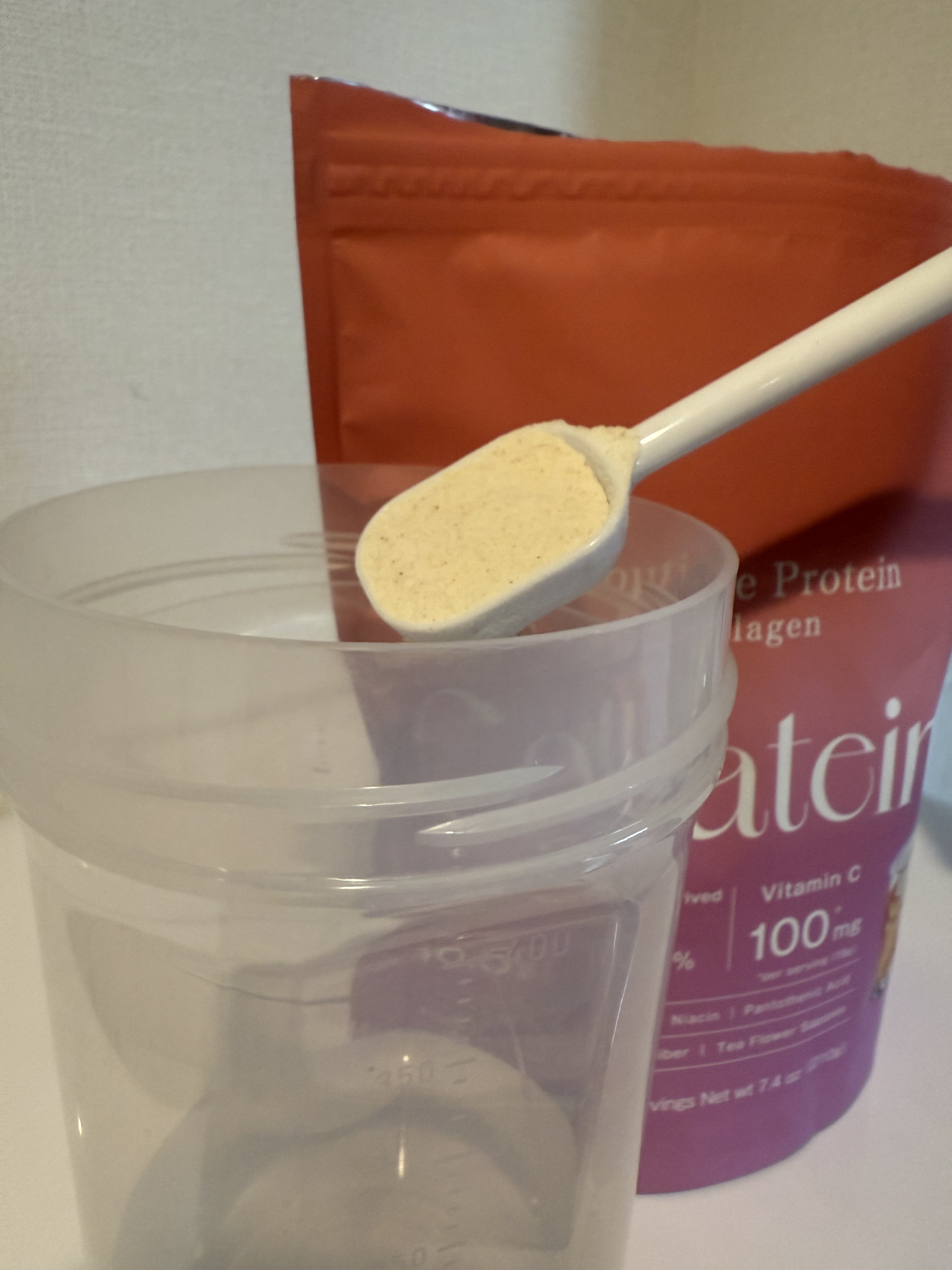 コラテイン コラーゲンプロテイン ピーチティー味/Collatein/その他プロテインを使ったクチコミ（3枚目）