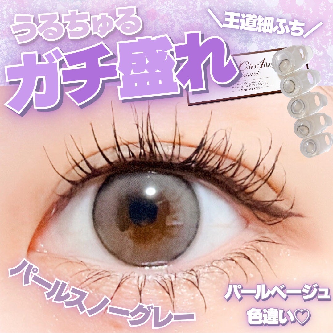 エバーカラーワンデー ナチュラル/エバーカラー/ワンデー(1DAY)カラコンを使ったクチコミ(1枚目)