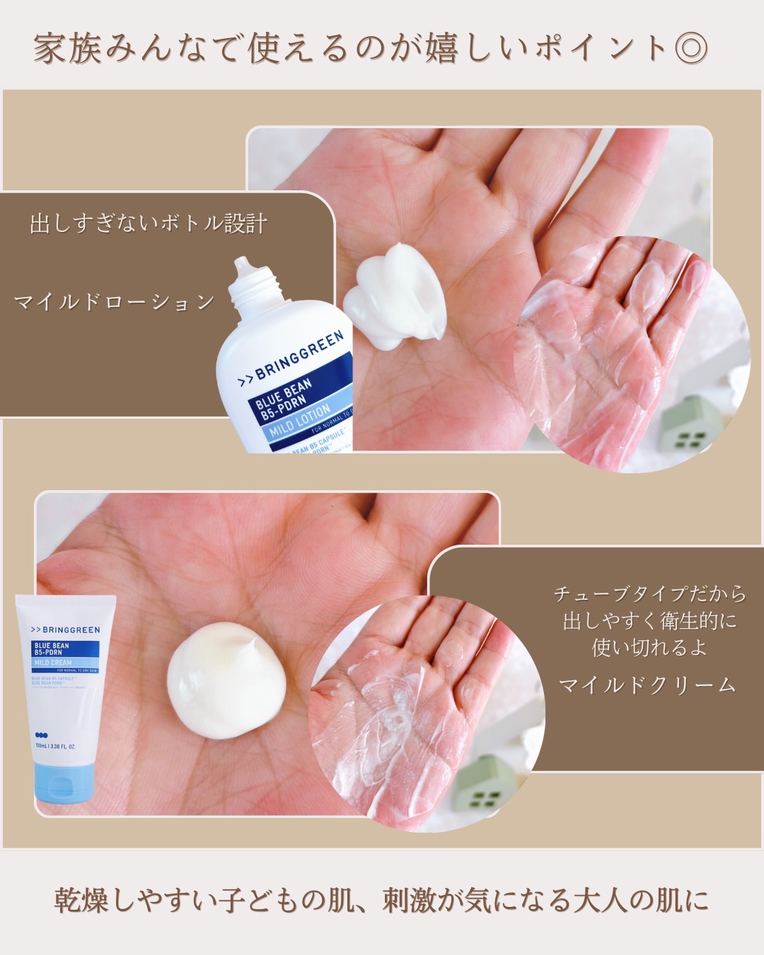 ブルービーンB5-PDRN™マイルドローション/BRING GREEN/乳液を使ったクチコミ（2枚目）