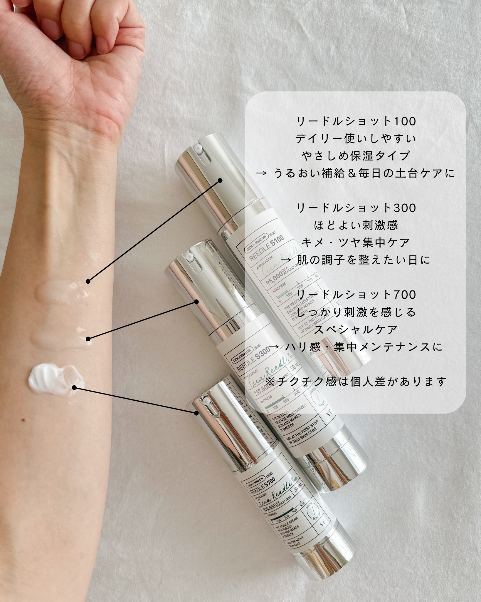 リードルショット100/VT/美容液を使ったクチコミ（3枚目）