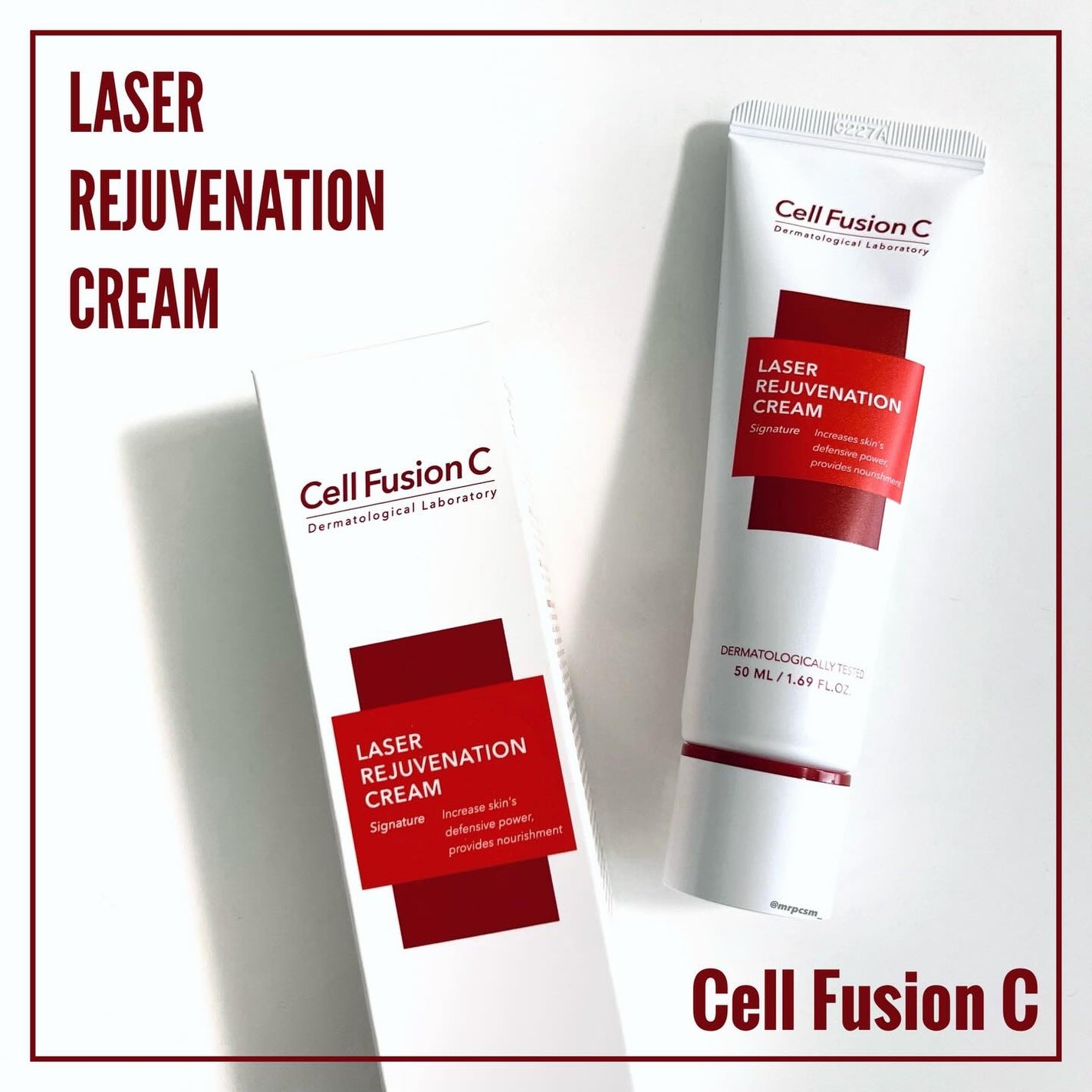 LASER REJUVENATION CREAM/Cell Fusion C(セルフュージョンシー)/フェイスクリームを使ったクチコミ(1枚目)
