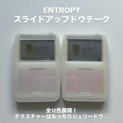 スライドアップドウチーク/ENTROPY/ジェル・クリームチークを使ったクチコミ(2枚目)