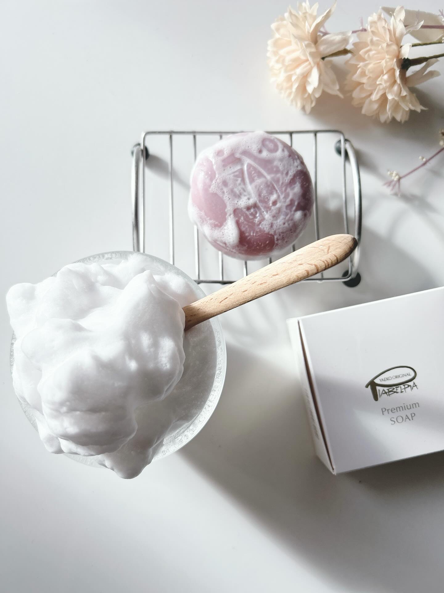  プレミアムソープ /ピアベルピア/洗顔石鹸を使ったクチコミ（2枚目）