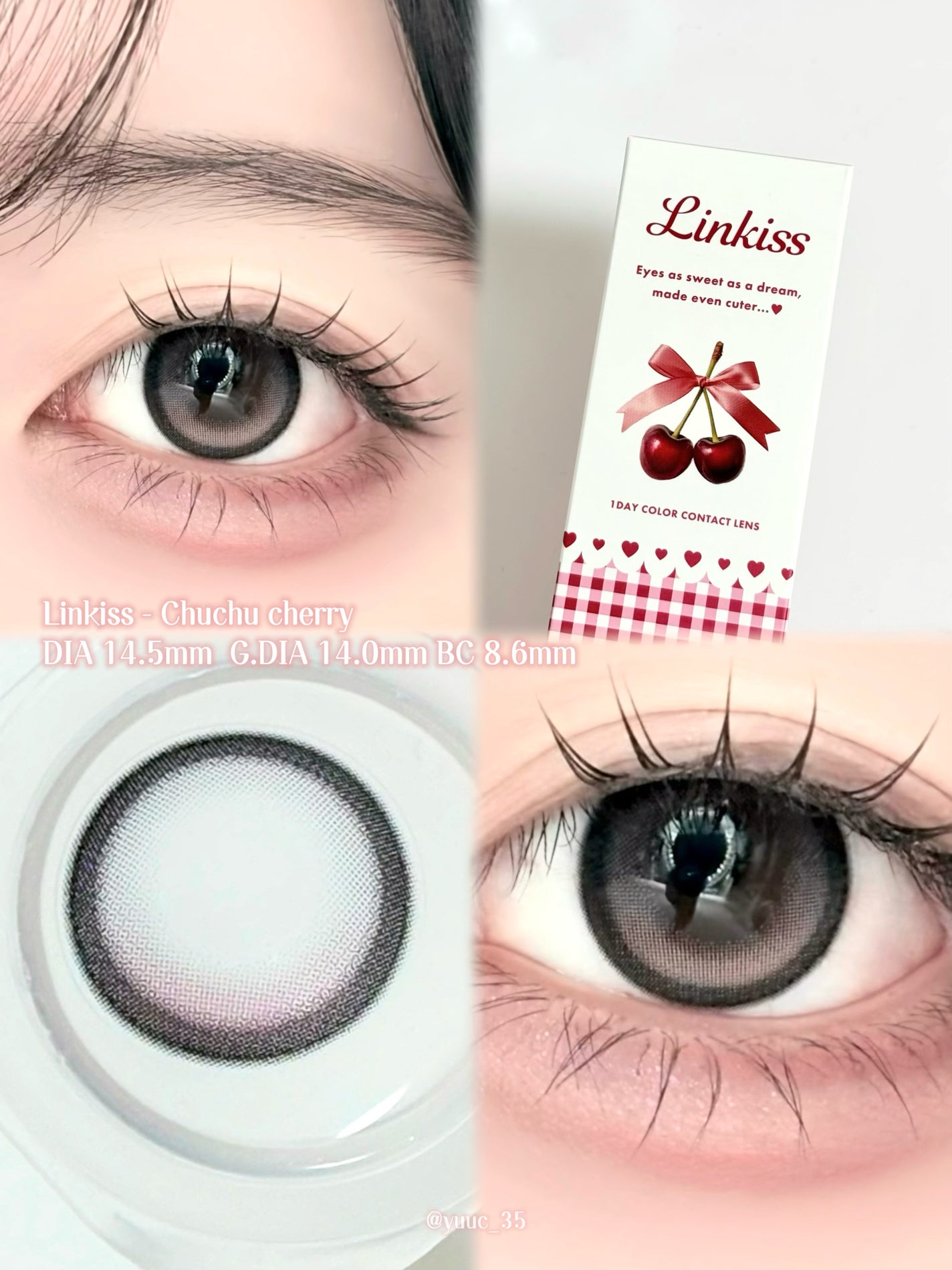 Linkiss/TeAmo/ワンデー(1DAY)カラコンを使ったクチコミ(3枚目)