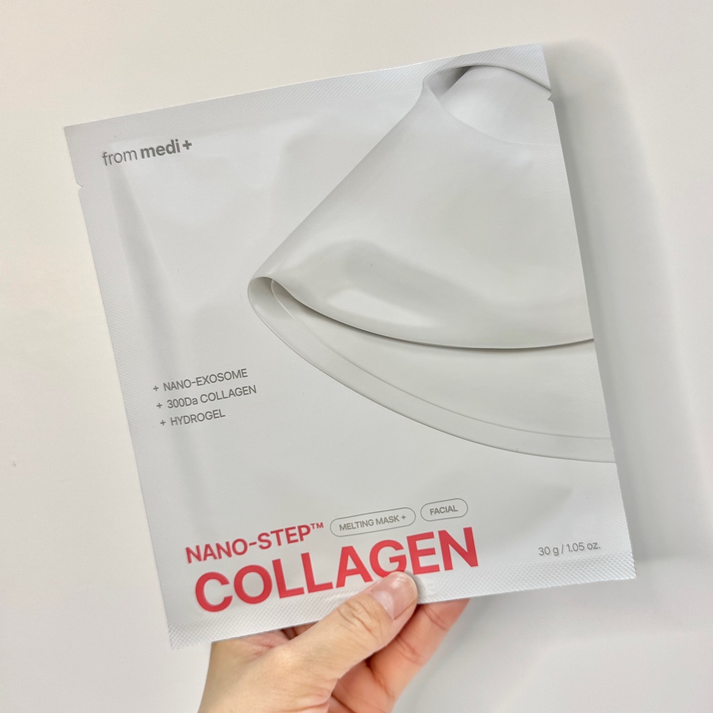 ナノステップ コラーゲン メルティングマスク/from medi+/シートマスク・パックを使ったクチコミ（2枚目）