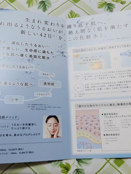 カネボウ ジェネレイティング エッセンシャルズ/KANEBO/化粧水を使ったクチコミ(2枚目)