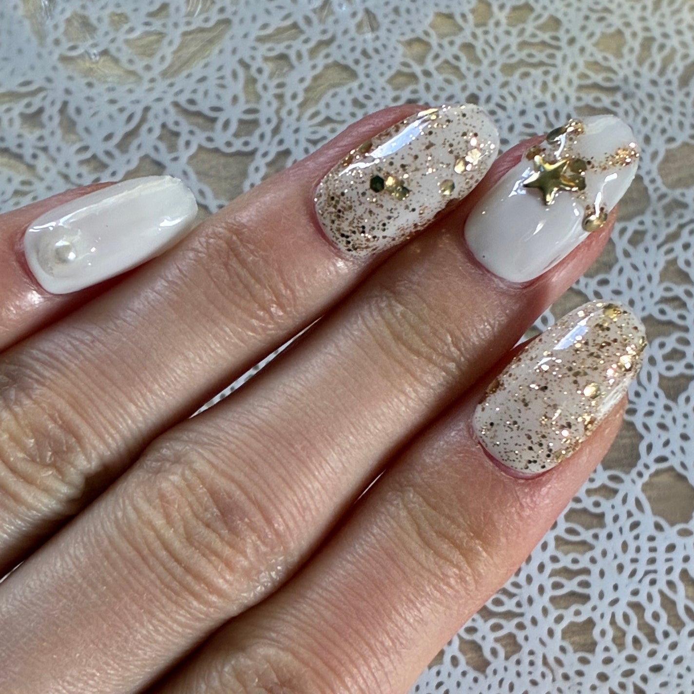 ジェルネイル(ライト対応)/セリア/ジェルネイルを使ったクチコミ(4枚目)