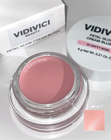 ペタルグロウクリームチーク/VIDIVICI/ジェル・クリームチークを使ったクチコミ(1枚目)