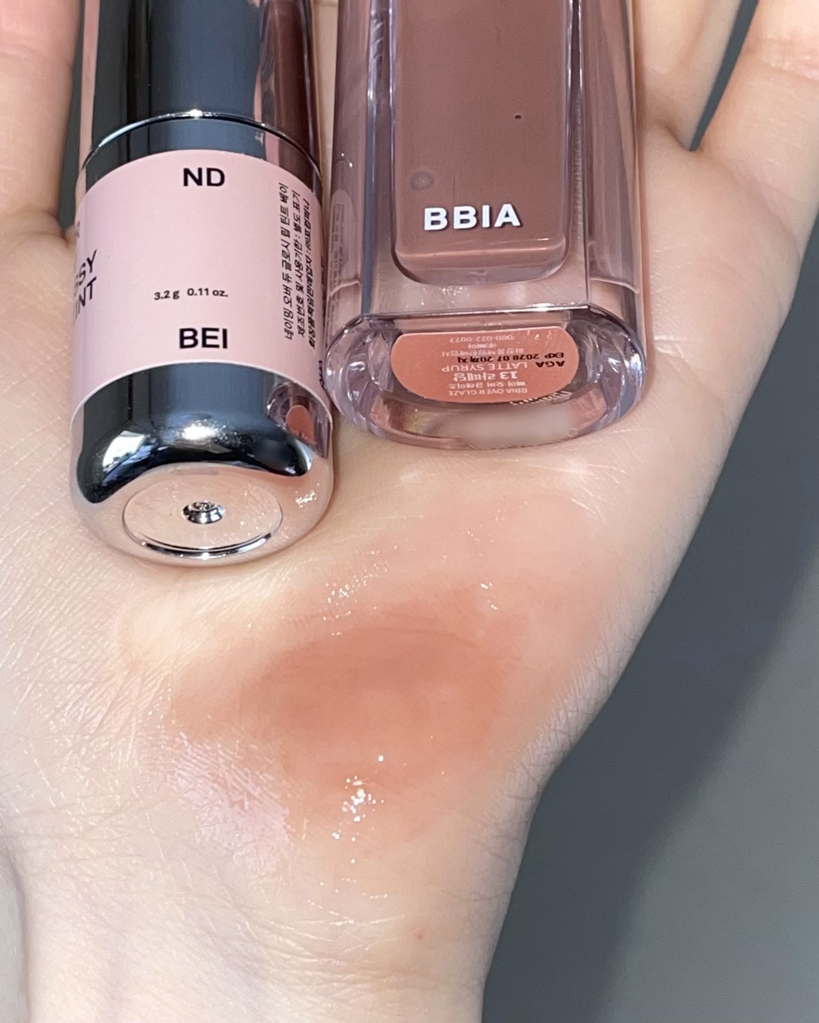 オーバーデューグロッシーリップティント BEI/NAMING./リップティントを使ったクチコミ（1枚目）