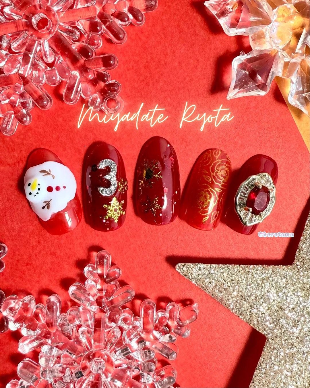 ネイルシール/キャンドゥ/ネイルシールを使ったクチコミ(4枚目)