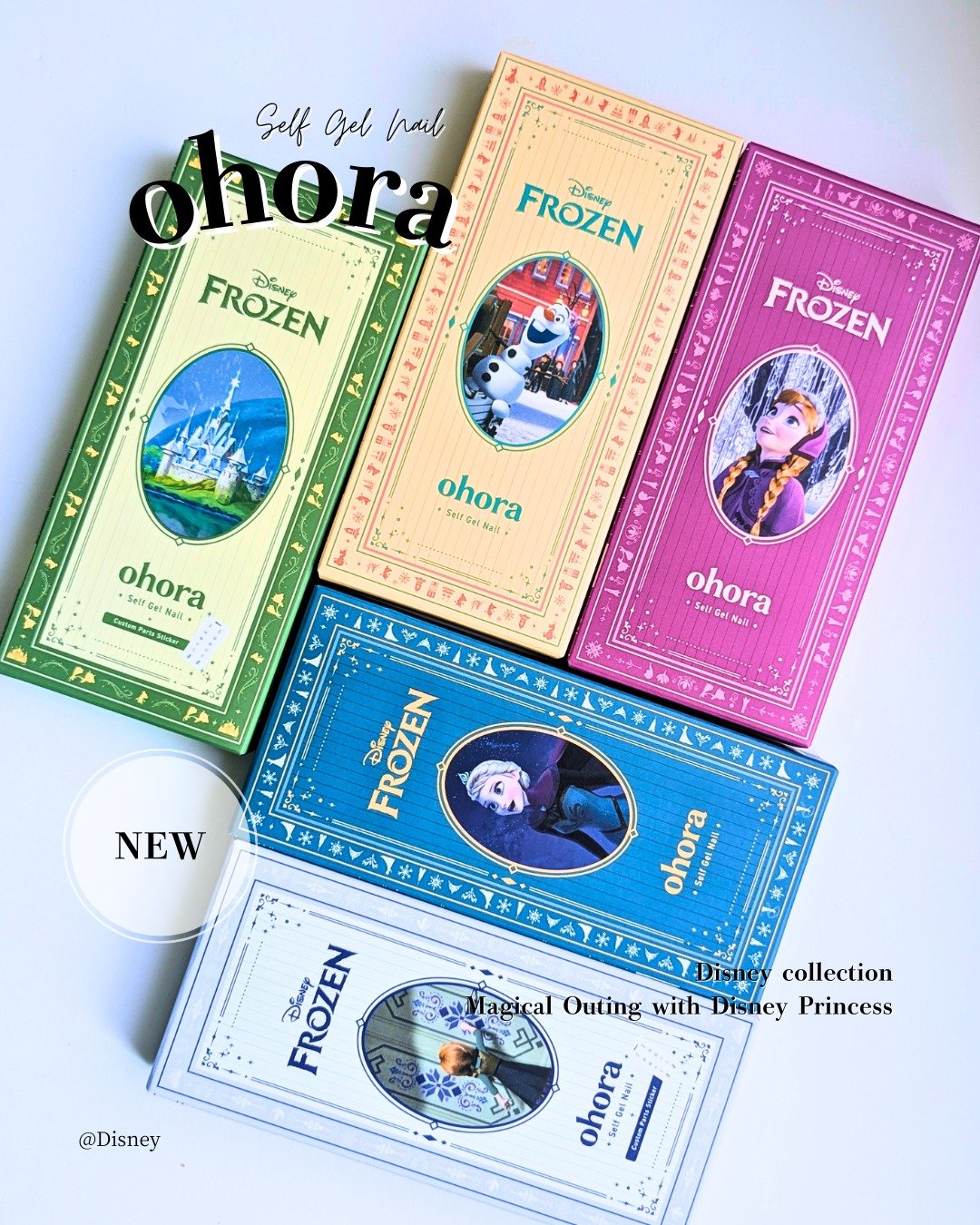 ハンド＆ペディキュアセット Disney collection/ohora/ネイルシールを使ったクチコミ（1枚目）