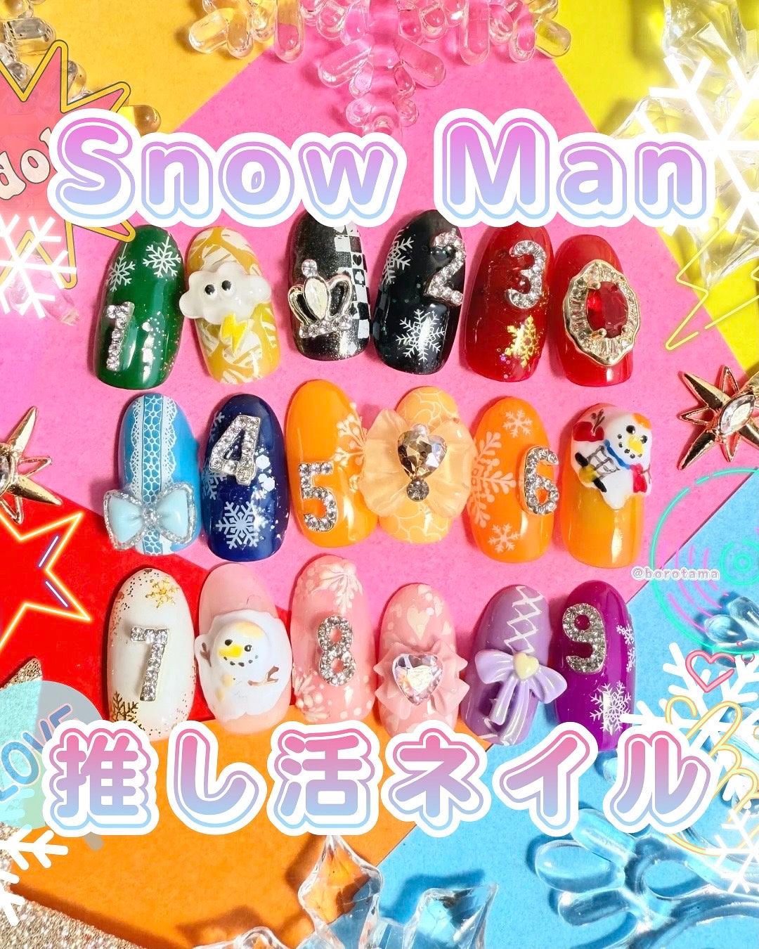 ネイルシール/キャンドゥ/ネイルシールを使ったクチコミ(1枚目)