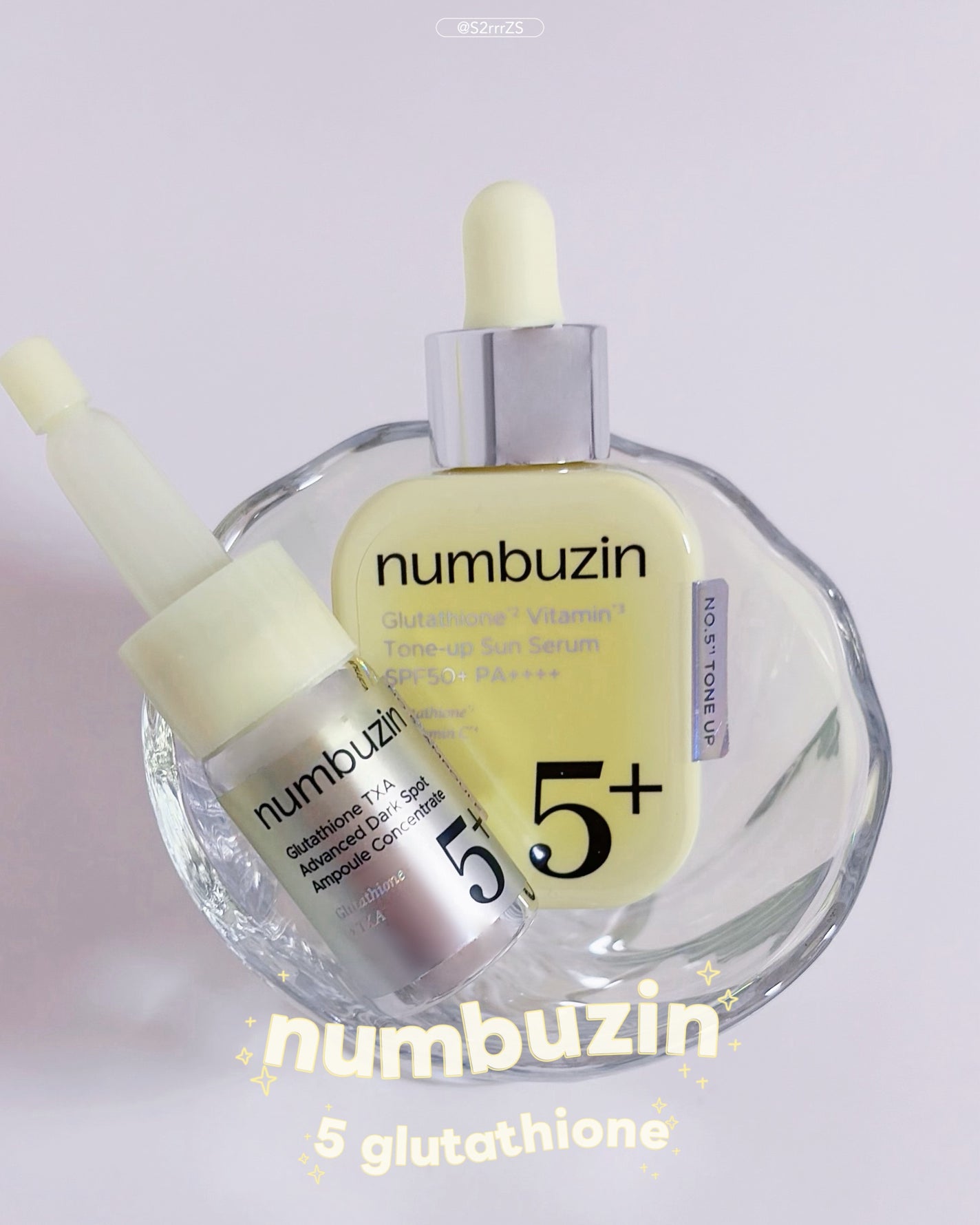 5番 白玉グルタチオンCトーンアップベース SPF50+ PA++++/numbuzin/化粧下地を使ったクチコミ(1枚目)