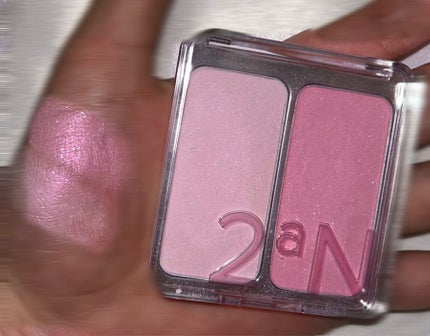 デュアルチーク/2aN/パウダーチークを使ったクチコミ(1枚目)