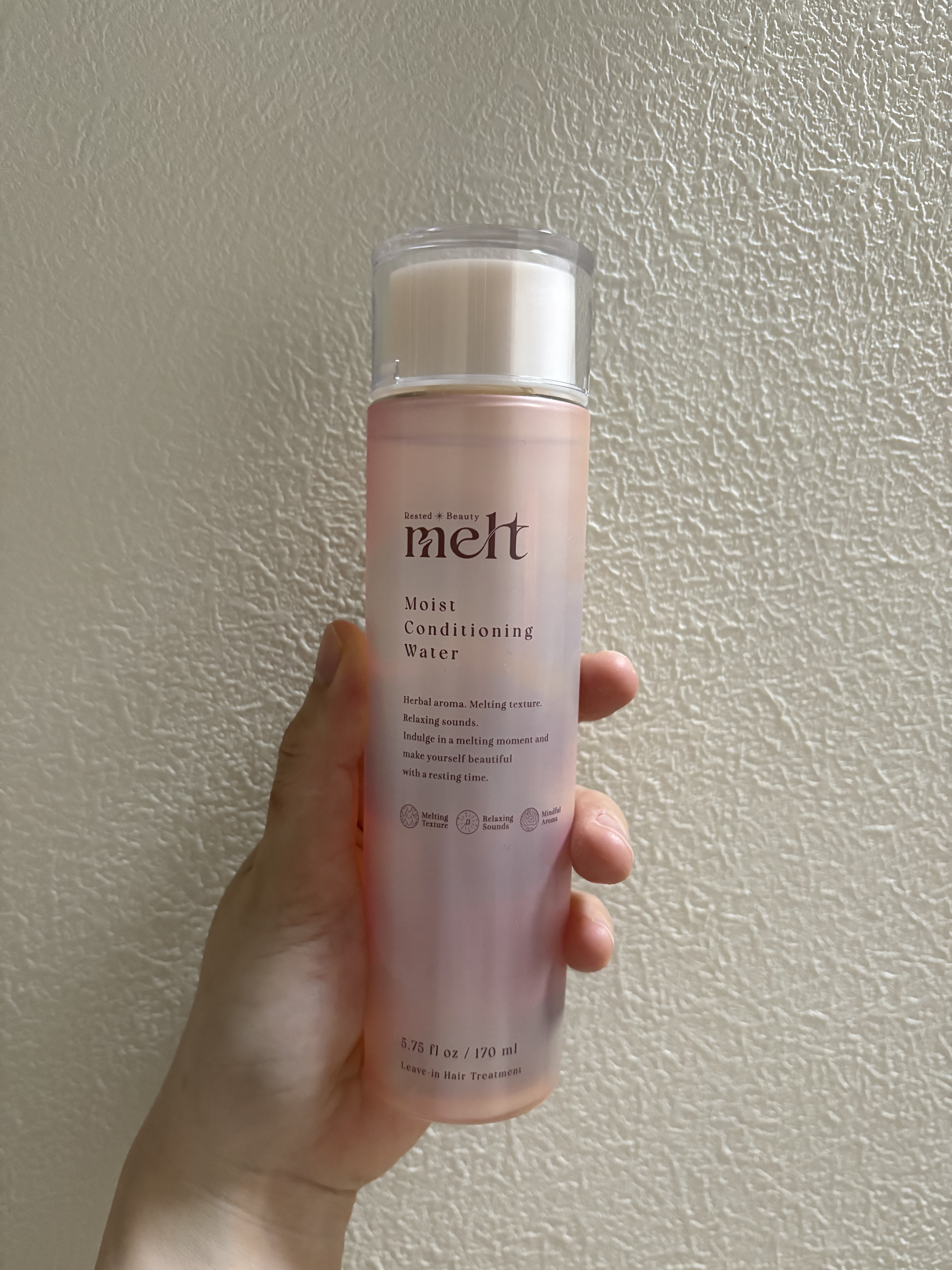 メルト モイストコンディショニングウォーター/melt/アウトバストリートメントを使ったクチコミ（1枚目）