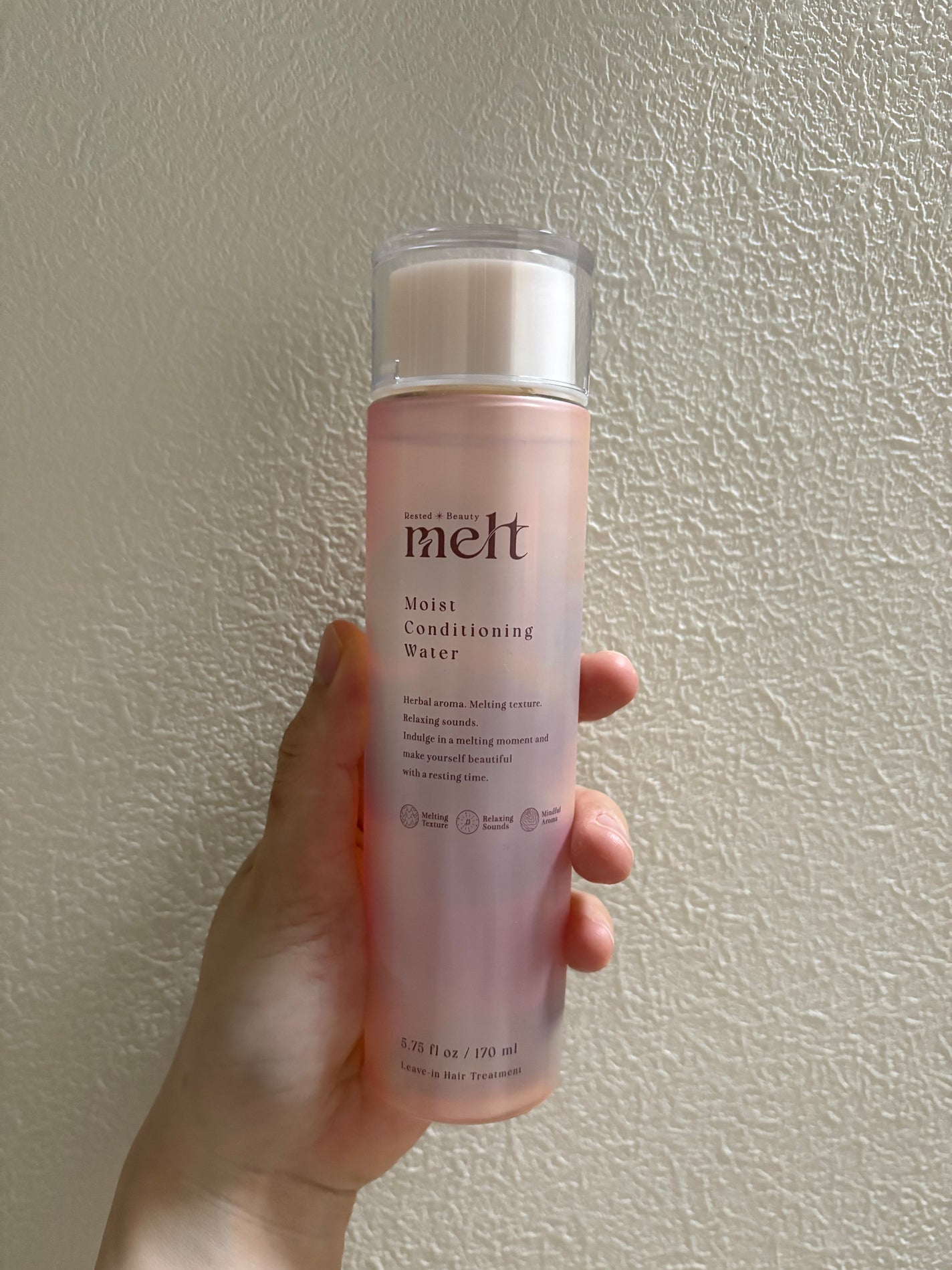 メルト モイストコンディショニングウォーター/melt/アウトバストリートメントを使ったクチコミ(1枚目)