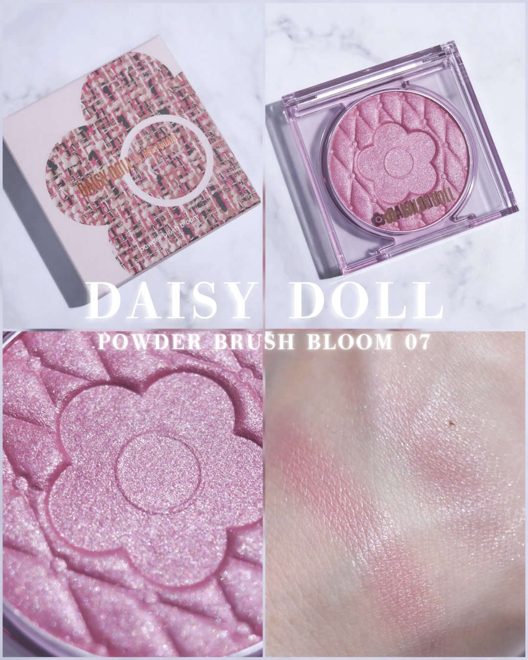デイジードール パウダー ブラッシュ ブルーム/DAISY DOLL by MARY QUANT/パウダーチークを使ったクチコミ（1枚目）