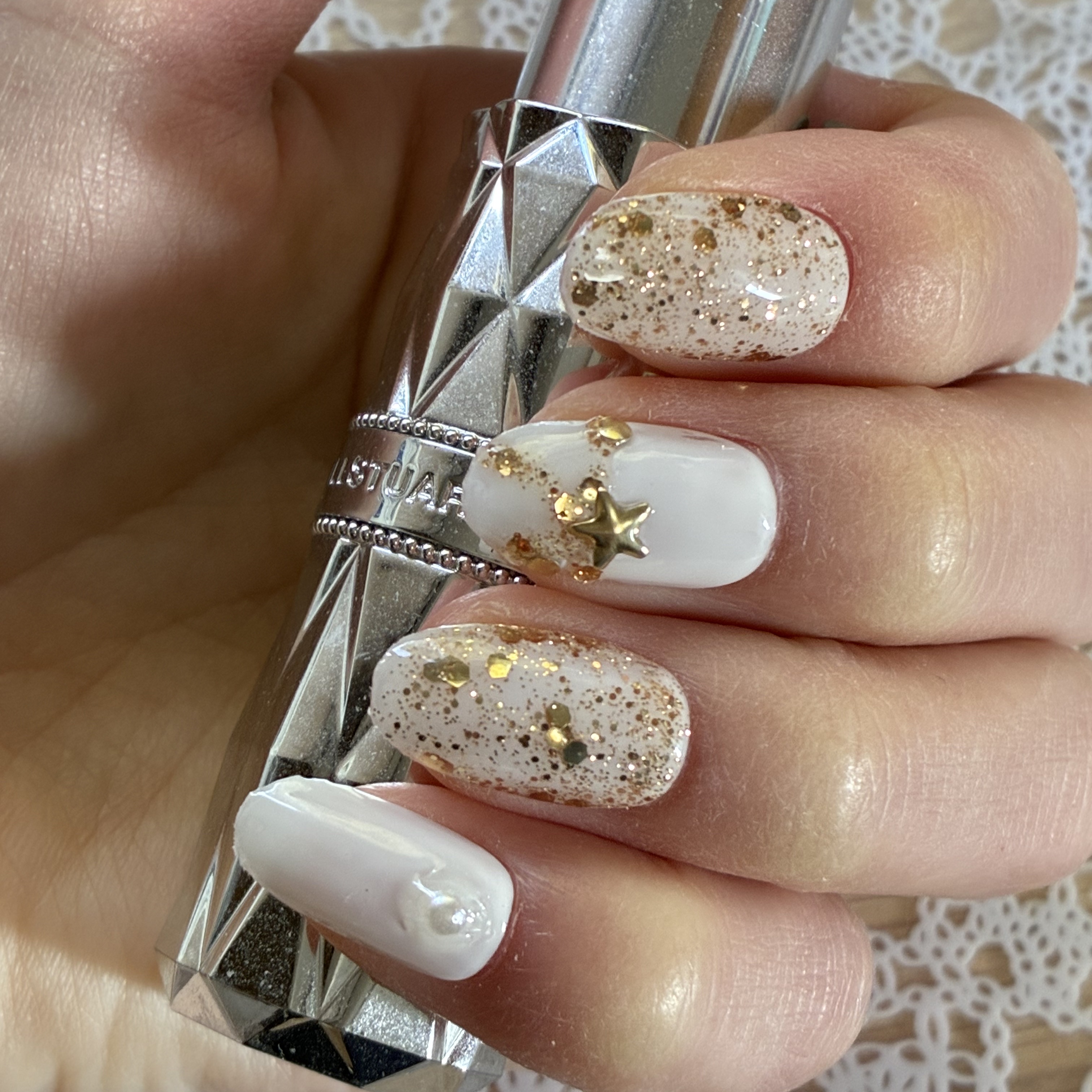 ジェルネイル（ライト対応）/セリア/ジェルネイルを使ったクチコミ（2枚目）