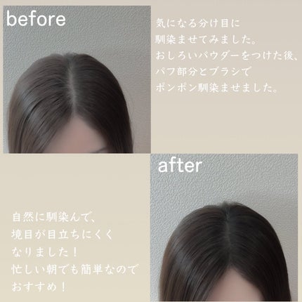 ヘアコンシーラーパレット&アーティスト デュアルブラシ/odiD/その他スタイリングを使ったクチコミ(4枚目)