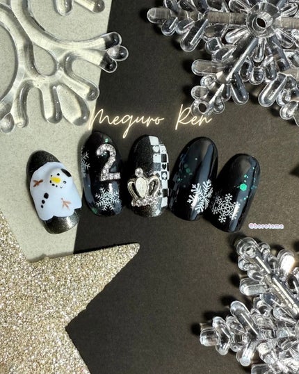 ネイルシール/キャンドゥ/ネイルシールを使ったクチコミ(3枚目)