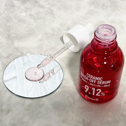 AHA 9.12 オミジャ 陶器肌 ウォッシュオフ セラム/parnell/美容液を使ったクチコミ(4枚目)