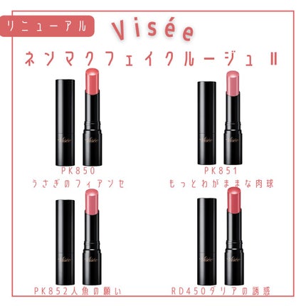 ネンマクフェイク ルージュ/Visée/口紅を使ったクチコミ(2枚目)