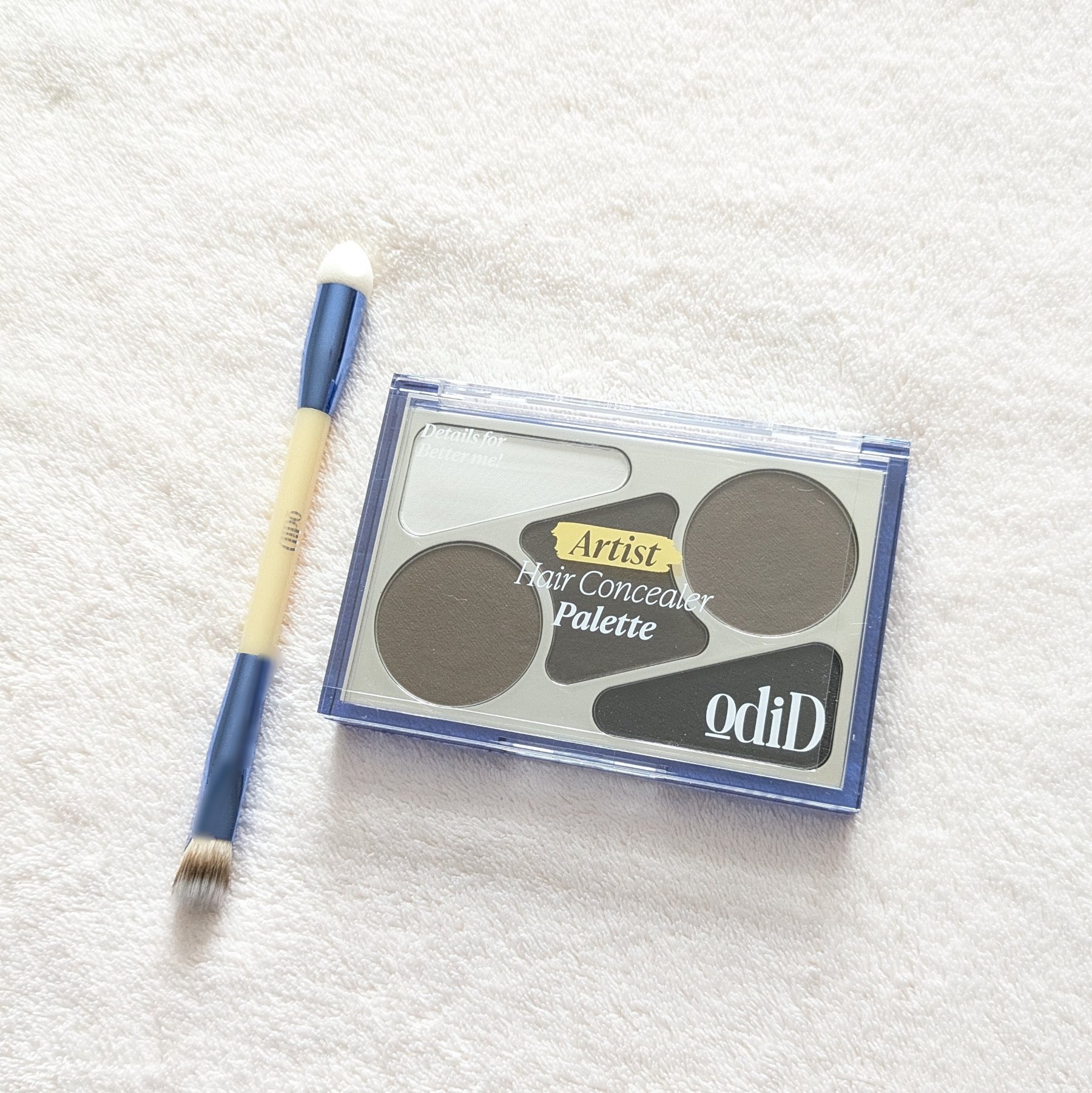  ヘアコンシーラーパレット&アーティスト デュアルブラシ/odiD/その他スタイリングを使ったクチコミ（1枚目）