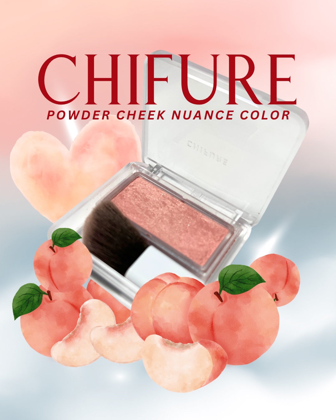 パウダー チーク/ちふれ/パウダーチークを使ったクチコミ（1枚目）