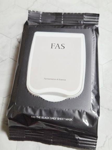 FAS ザ ブラック デイリー シートマスク/FAS/シートマスク・パックを使ったクチコミ(1枚目)