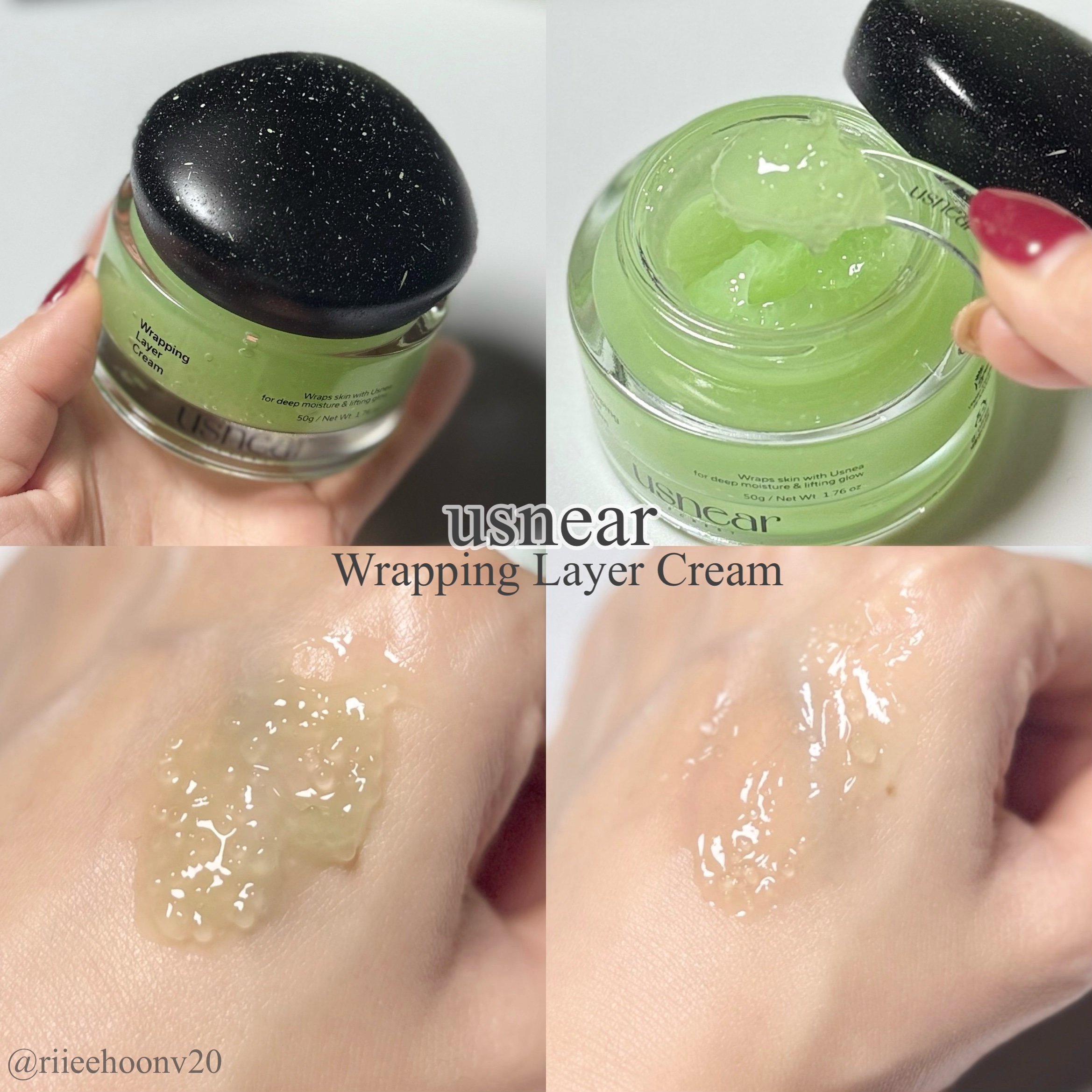 ラッピングレイヤークリーム/USNEAR/フェイスクリームを使ったクチコミ（3枚目）