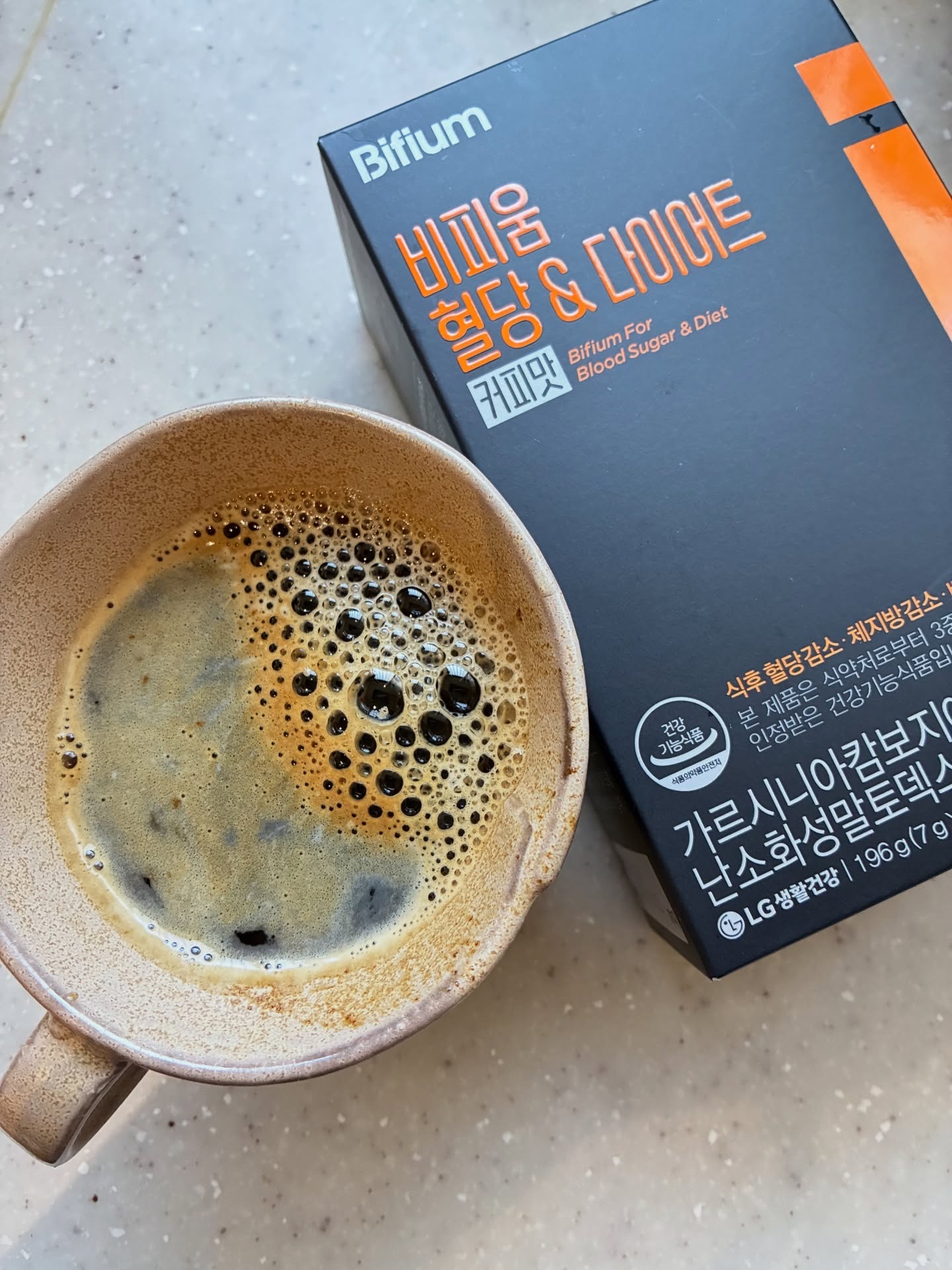 ビフィウム血糖＆ダイエットコーヒー味/LG生活庭園/美容ドリンクを使ったクチコミ（3枚目）