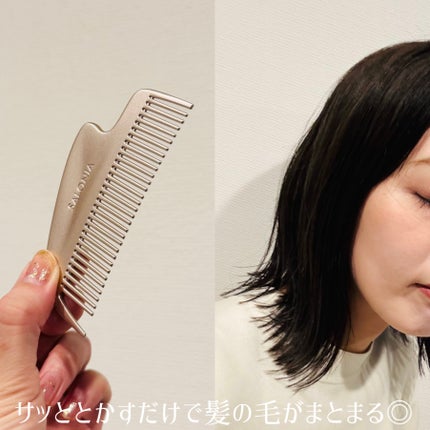 サロニア グロッシーケア メタルカッサコーム/SALONIA/ヘアコームを使ったクチコミ(2枚目)
