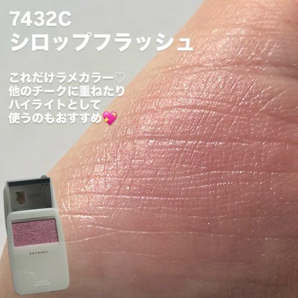 スライドアップドウチーク/ENTROPY/ジェル・クリームチークを使ったクチコミ(4枚目)