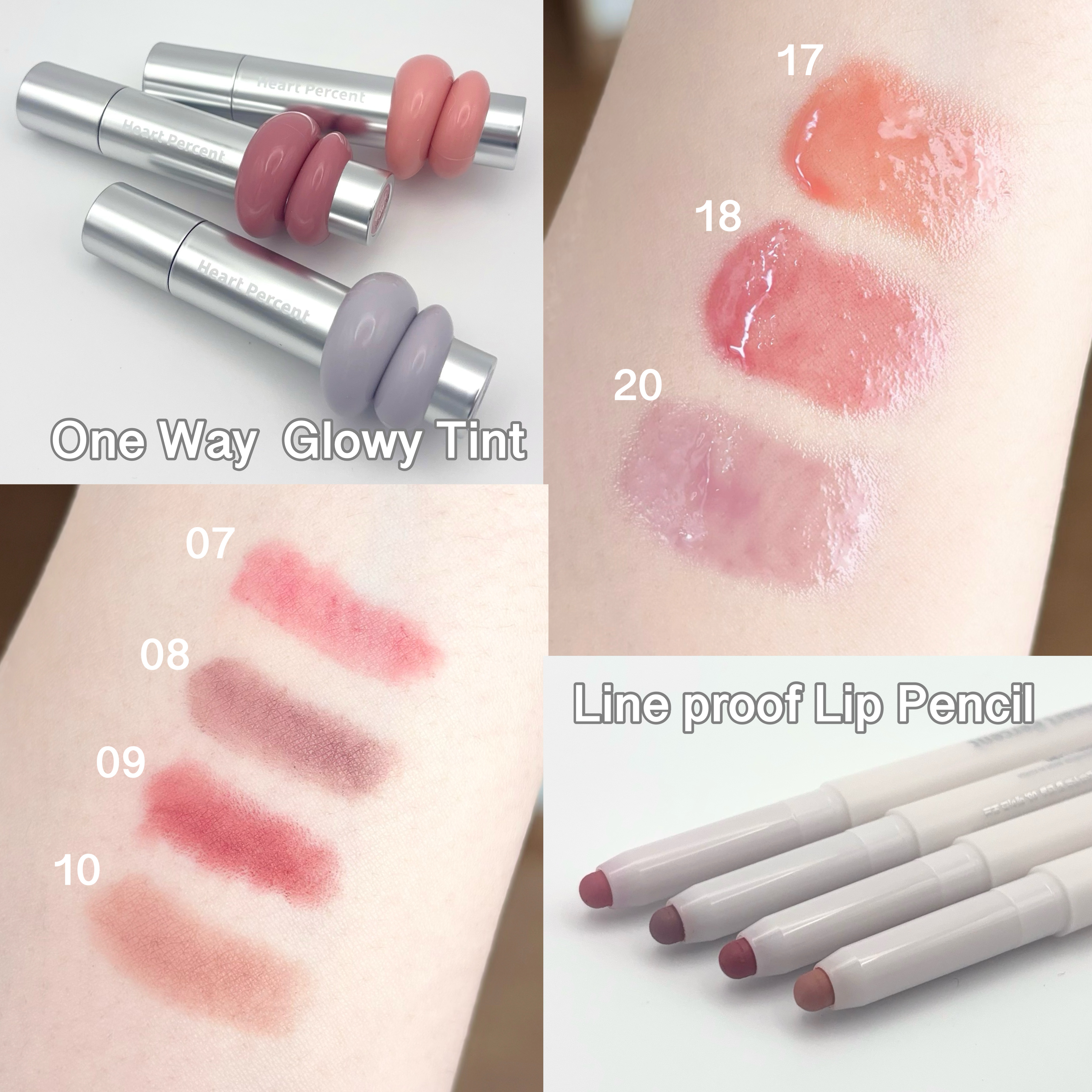 ドットオンムードワンウェイグロイティント/Heart Percent/リップティントを使ったクチコミ（2枚目）