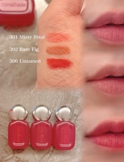 ベア ベルベット ティント/Coralhaze/リップティントを使ったクチコミ(2枚目)